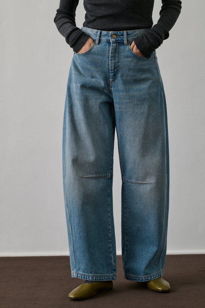 VAQUEROS ELIOTT DENIM BLEU DÉLAVÉ - Imagen 3