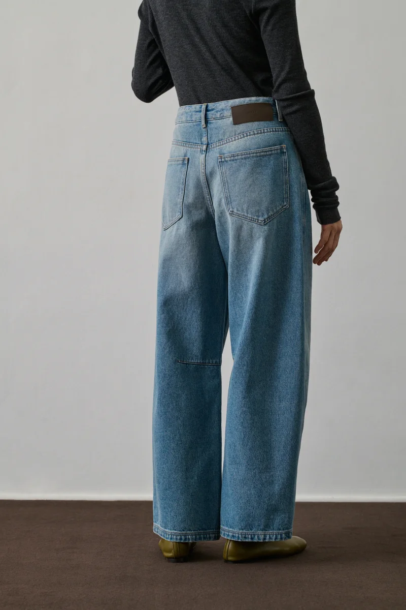 VAQUEROS ELIOTT DENIM BLEU DÉLAVÉ - Imagen 4