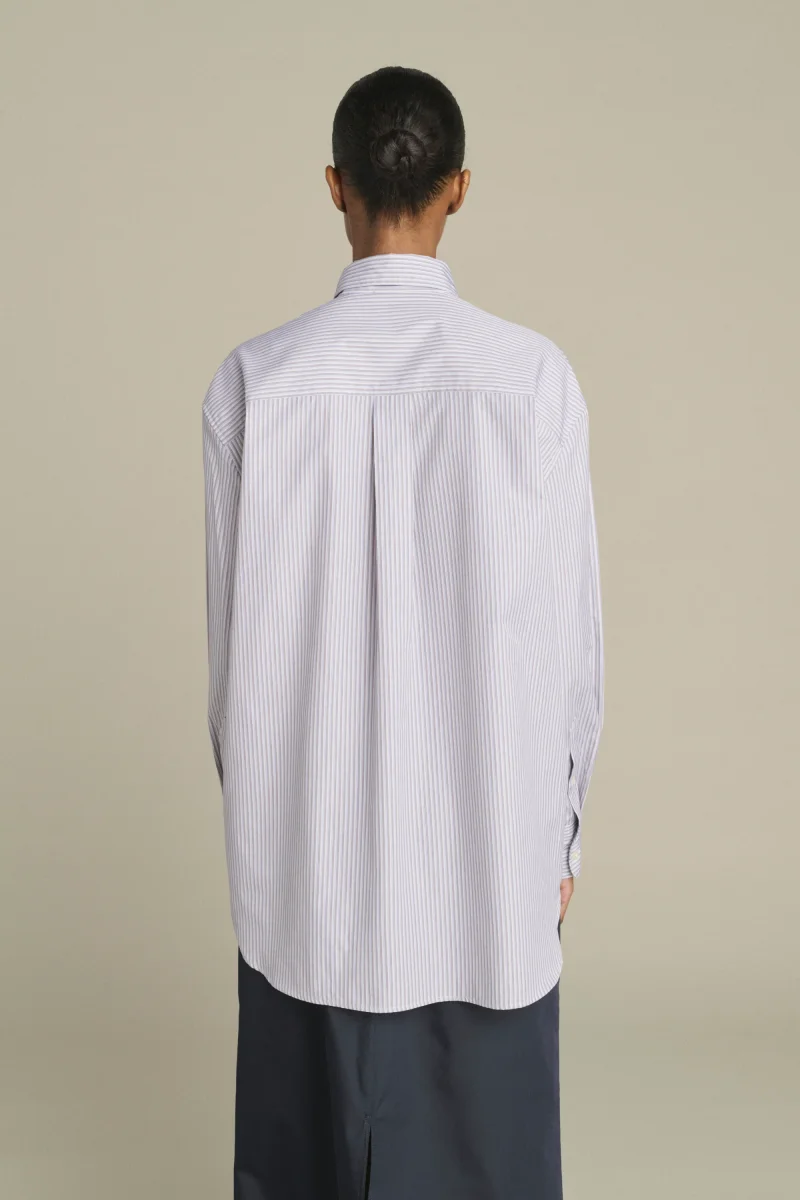 CAMISA CARLOTTA AZUL/BEIGE - Imagen 5