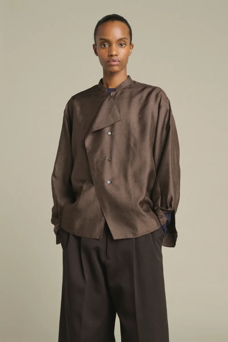 BLUSA HAMPTON MARRÓN OSCURO - Imagen 4