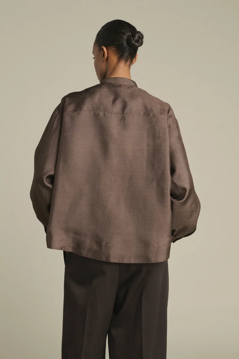 BLUSA HAMPTON MARRÓN OSCURO - Imagen 5