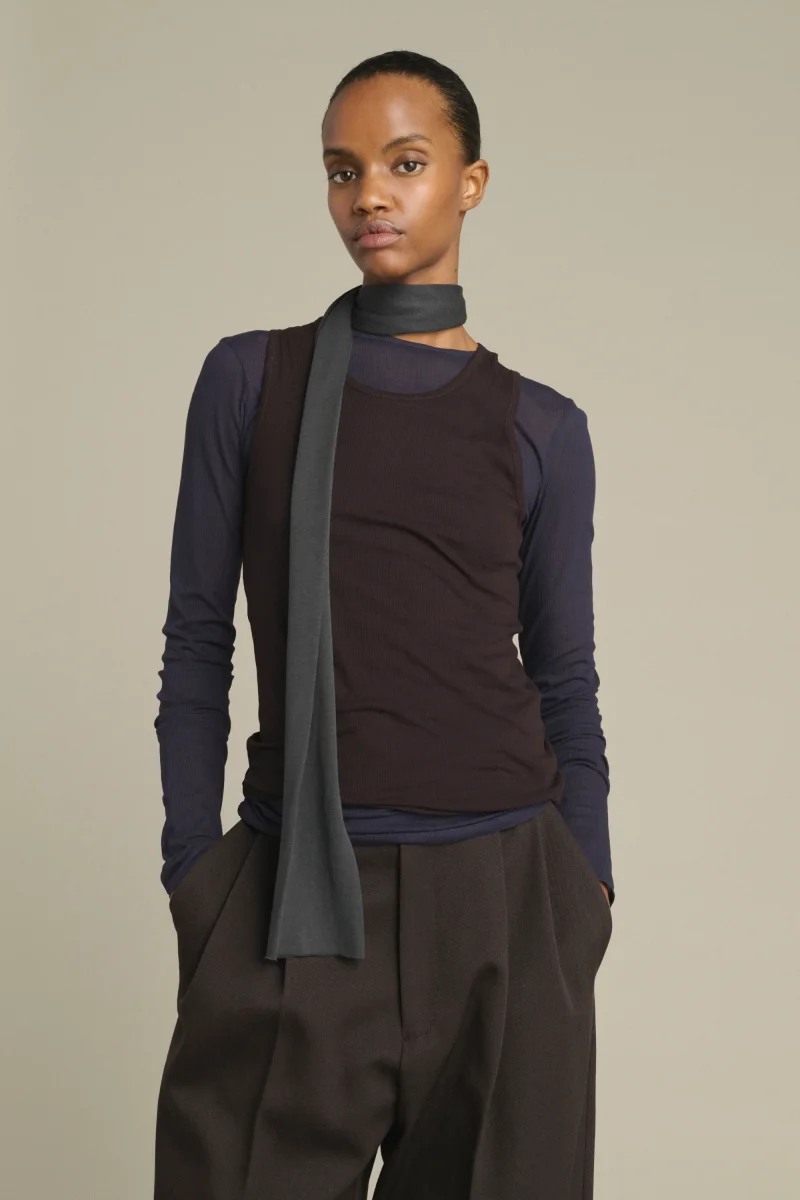 BUFANDA KOLA GRIS ANTRACITA - Imagen 3