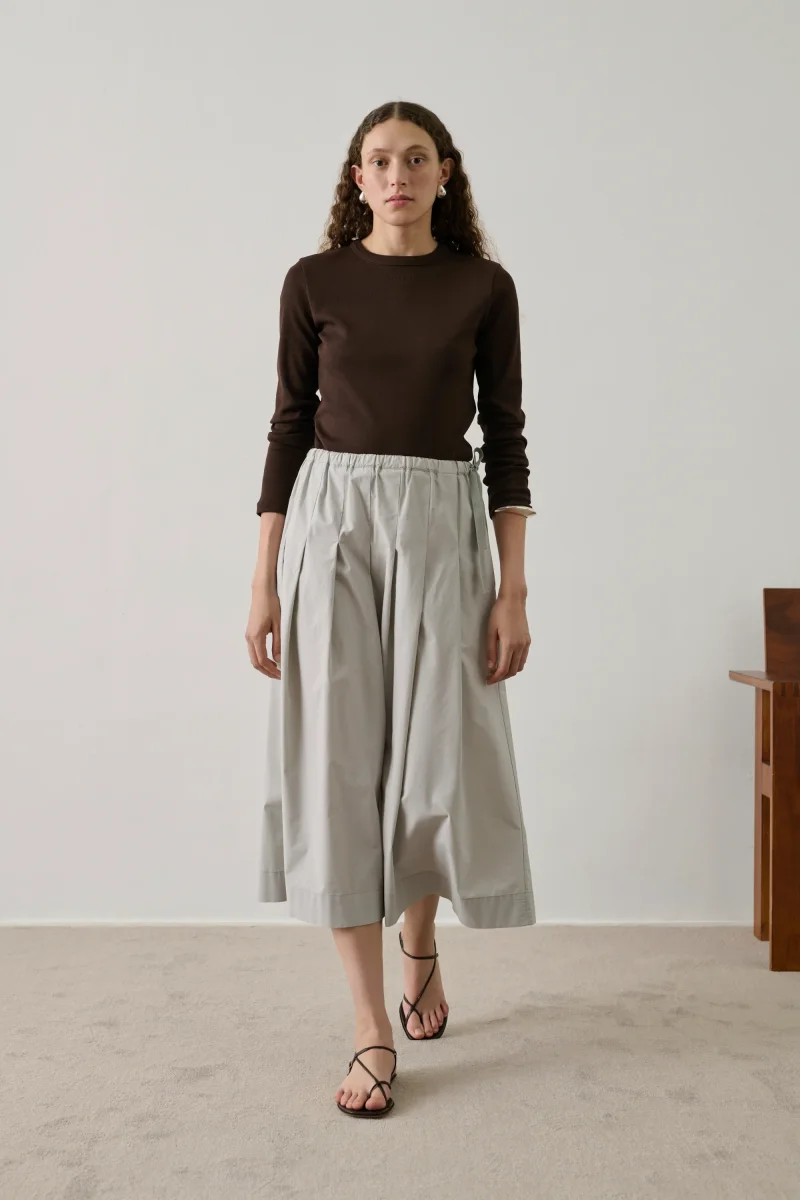 FALDA AMALIA GRIS CLARO - Imagen 2