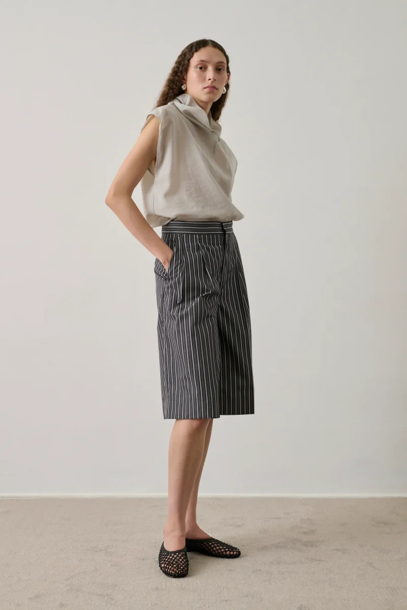 BLUSA IZUMI GRIS CLARO - Imagen 7