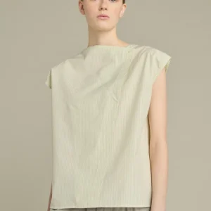 BLUSA LORENA VERDE/CRUDO