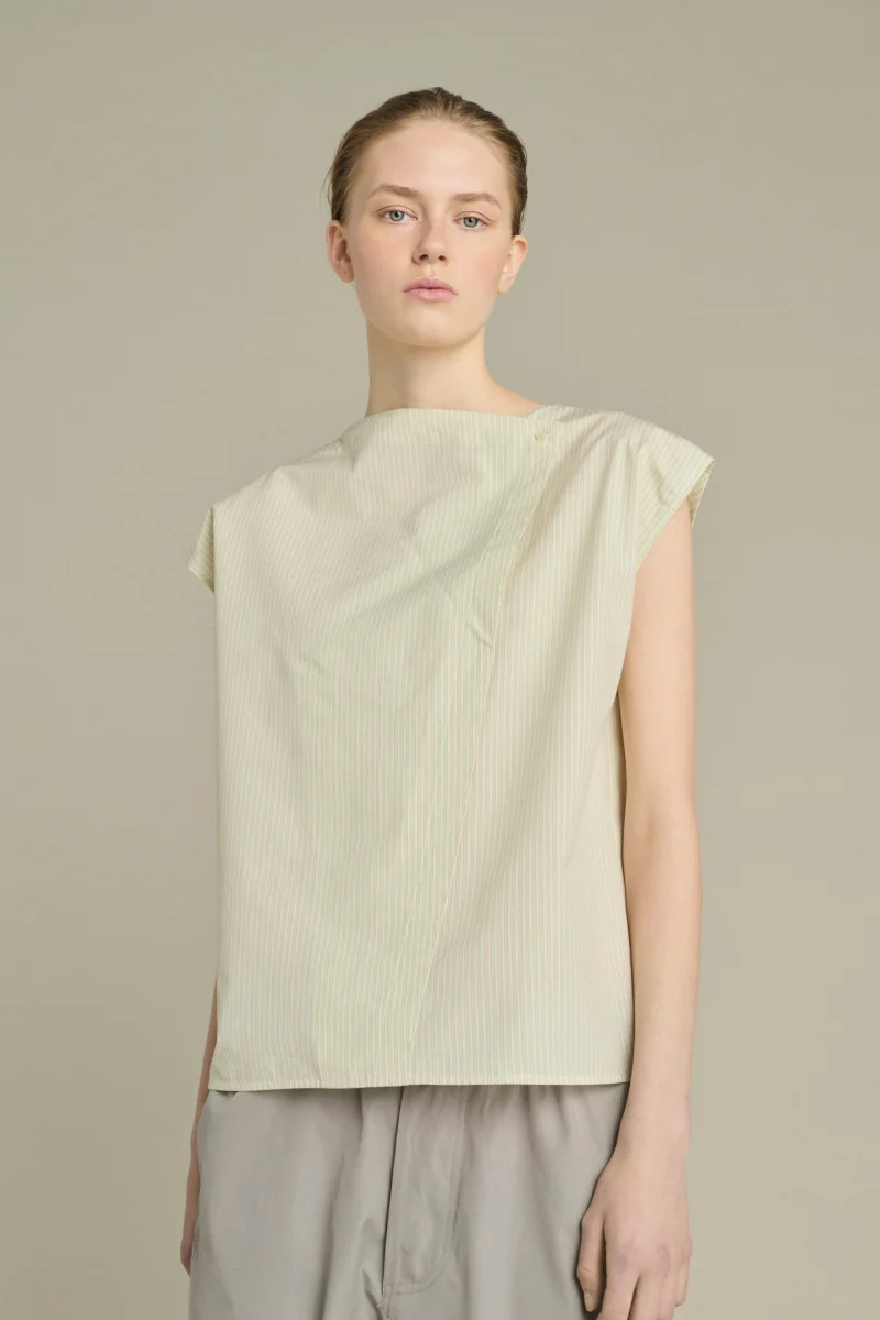 BLUSA LORENA VERDE/CRUDO