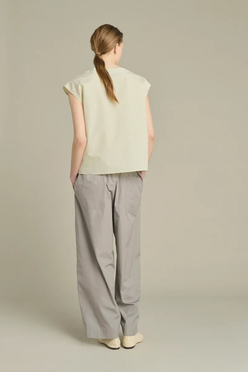 BLUSA LORENA VERDE/CRUDO - Imagen 5