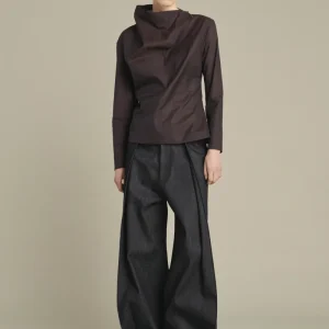 BLUSA LANA HIGO/MARRÓN