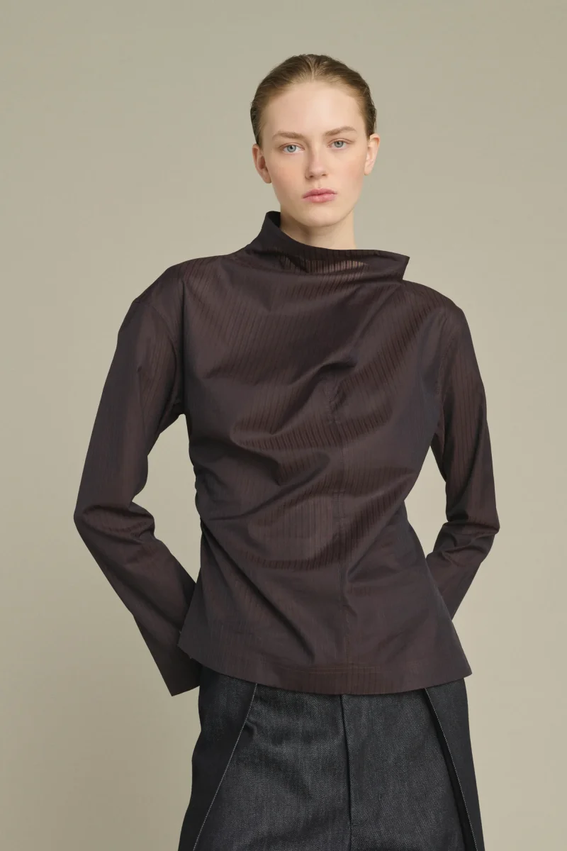 BLUSA LANA HIGO/MARRÓN - Imagen 3