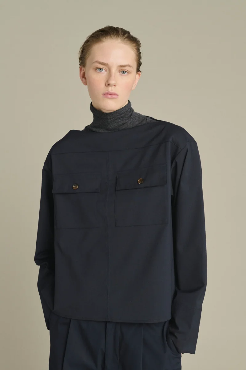 BLUSA KACY AZUL NOCHE - Imagen 4