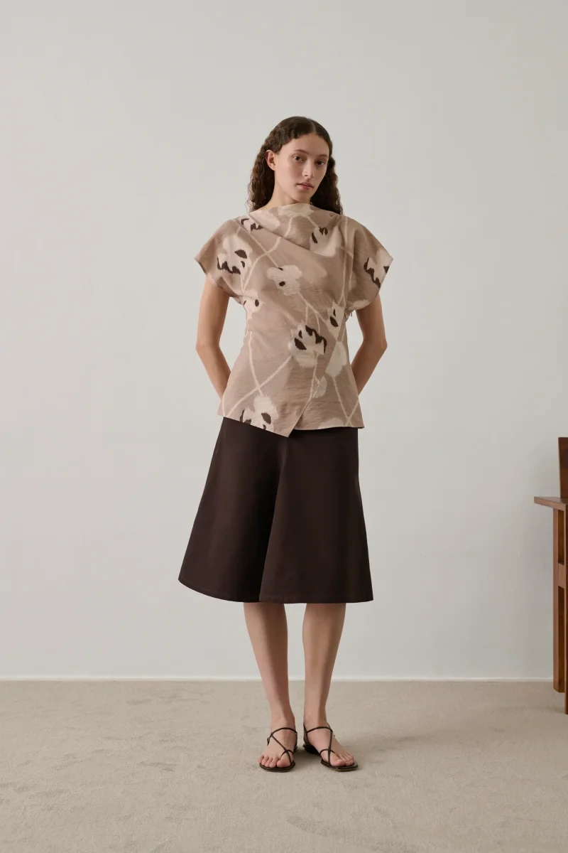 BLUSA FEDORA BEIGE - Imagen 2