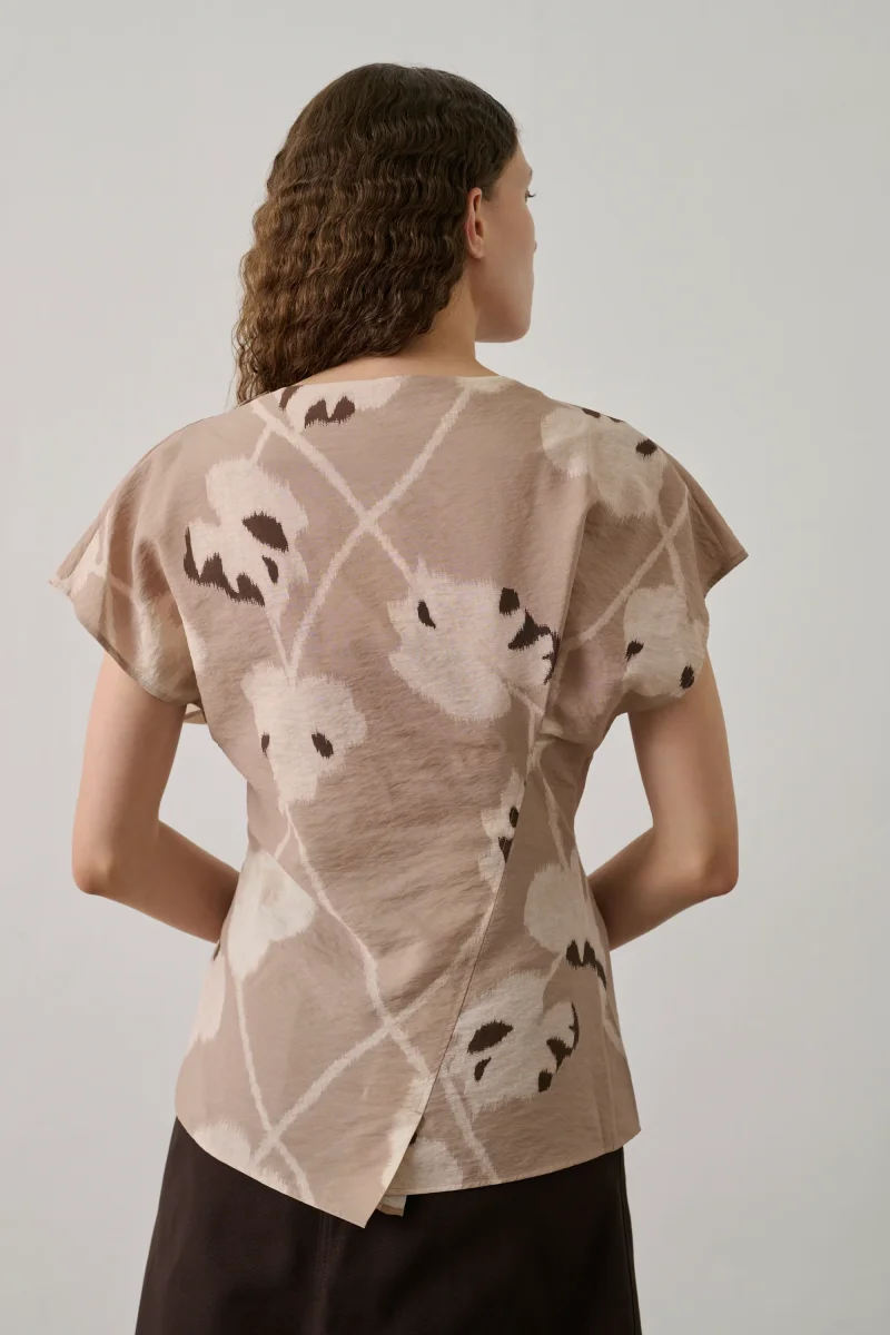 BLUSA FEDORA BEIGE - Imagen 5