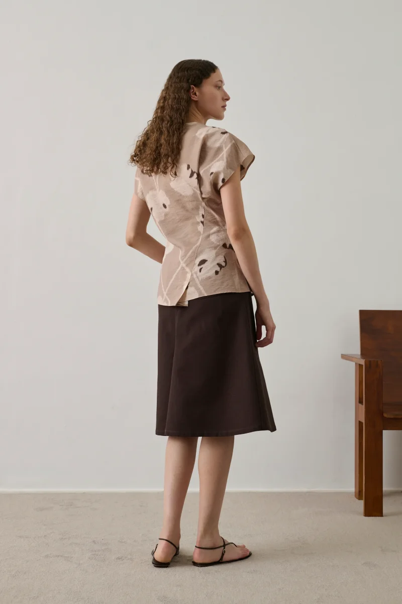 BLUSA FEDORA BEIGE - Imagen 3