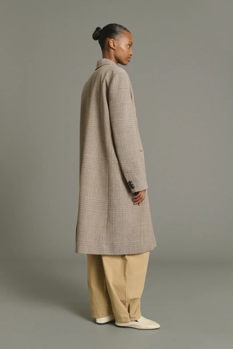 ABRIGO LINCOLN MARRÓN/BEIGE - Imagen 3
