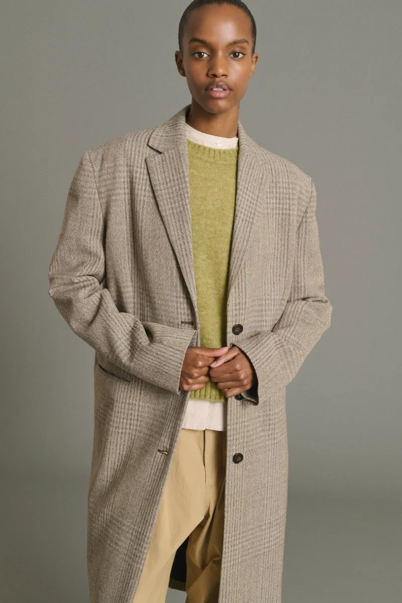 ABRIGO LINCOLN MARRÓN/BEIGE - Imagen 4
