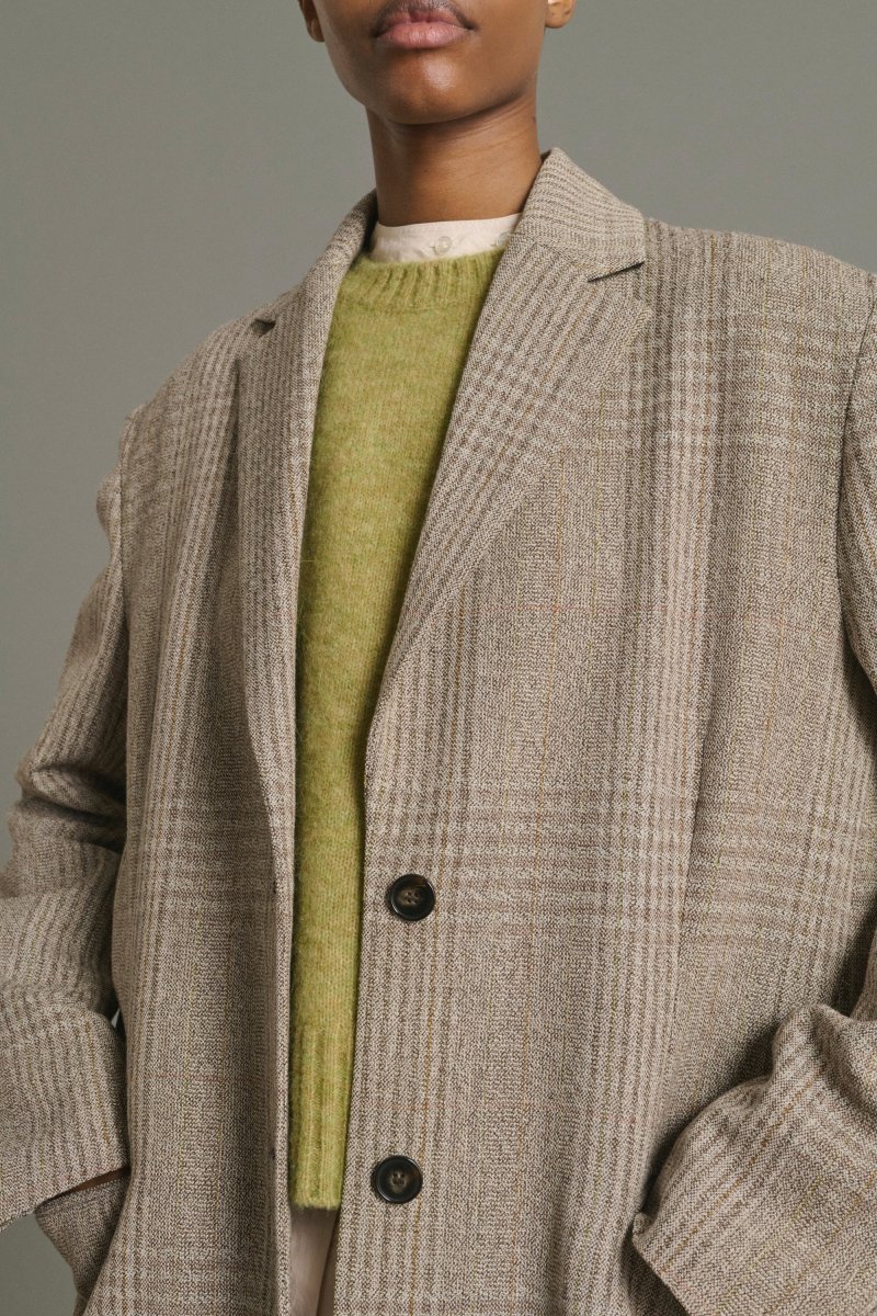 ABRIGO LINCOLN MARRÓN/BEIGE - Imagen 5