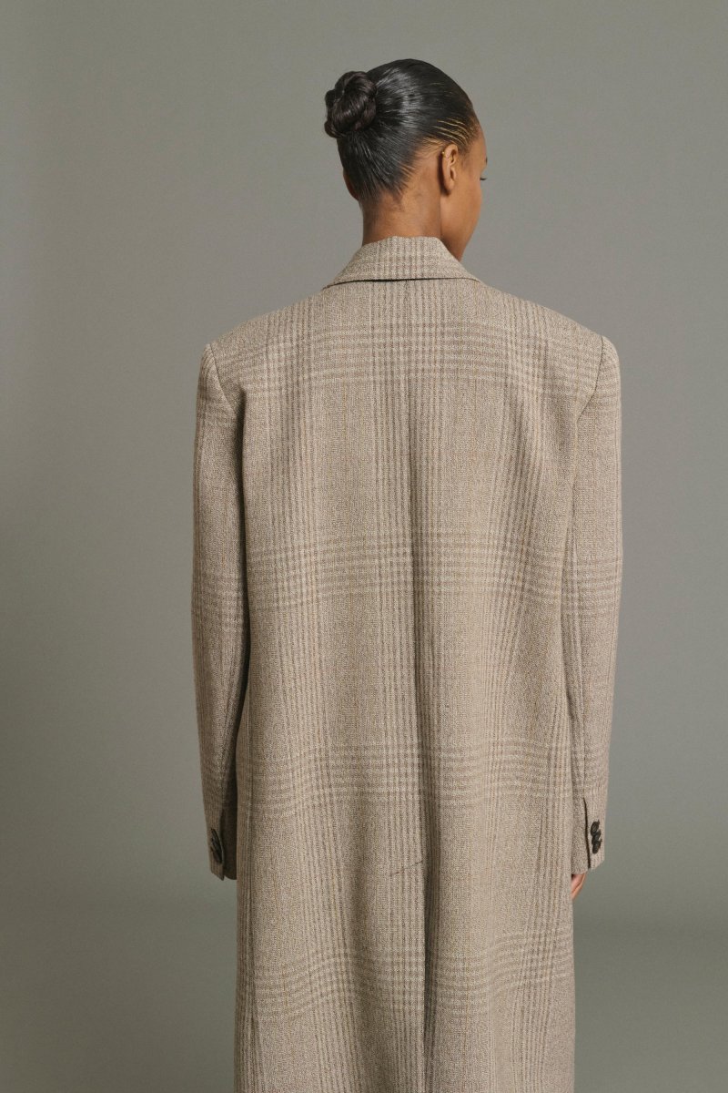 ABRIGO LINCOLN MARRÓN/BEIGE - Imagen 6