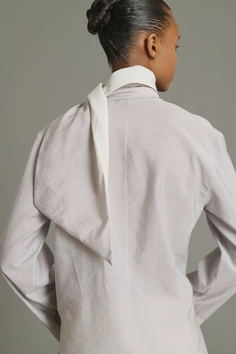 BLUSA LEONORE GRIS PARMA - Imagen 5