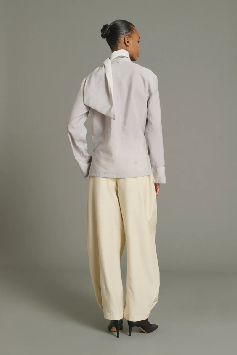BLUSA LEONORE GRIS PARMA - Imagen 3