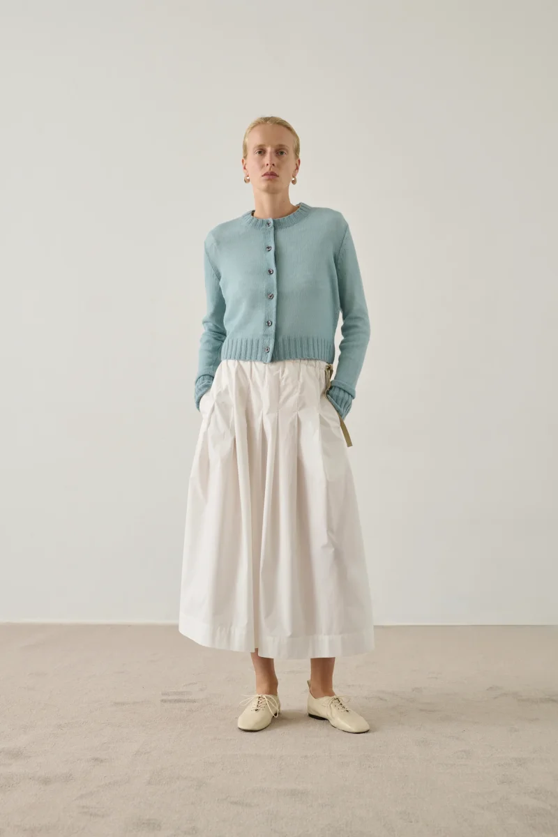 CÁRDIGAN GRIFFITH AZUL CELADÓN