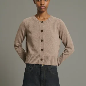 CÁRDIGAN VIRGINIA BEIGE JASPEADO