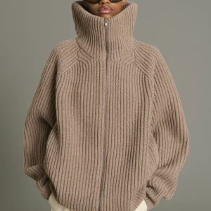 CHAQUETA JASPER BEIGE JASPEADO