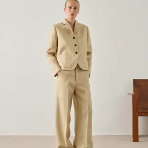PANTALÓN HIPPOLYTE BEIGE POLVO