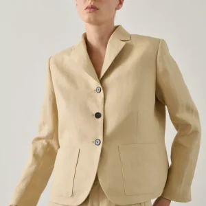 CHAQUETA HESPERA BEIGE EMPOLVADO