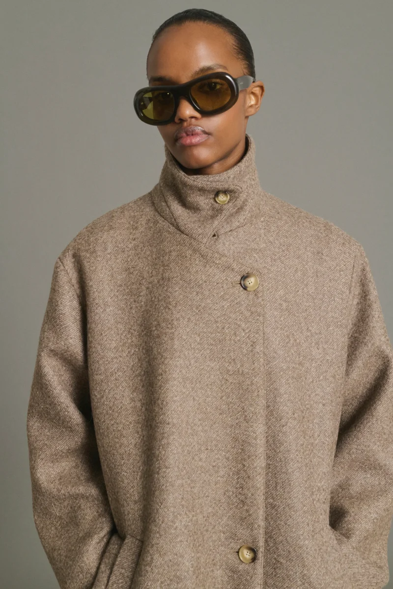 ABRIGO GERMAIN TAUPE - Imagen 4