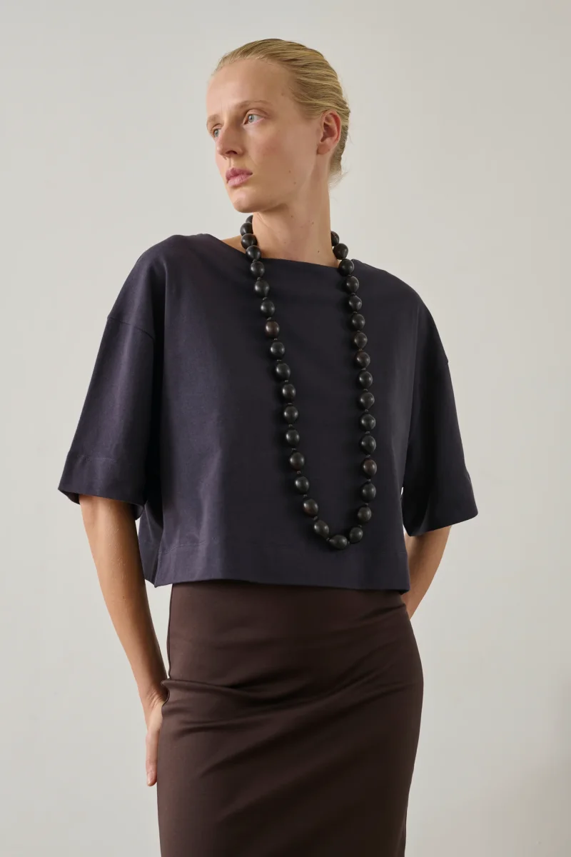 CAMISETA DAVINA BERENJENA
