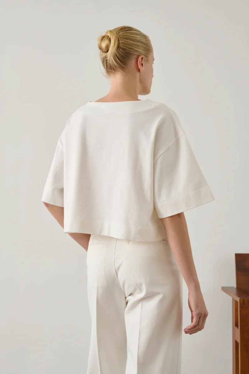 CAMISETA DAVINA BLANCO ROTO - Imagen 5