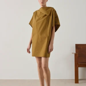 VESTIDO HATTIE CARAMELO