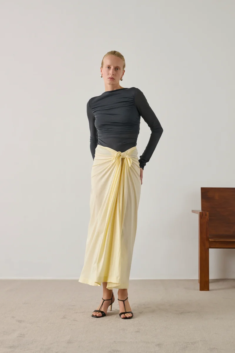 FALDA GOA AMARILLO PÁLIDO - Imagen 5