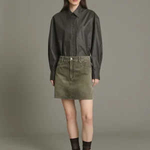 FALDA LACY GRIS