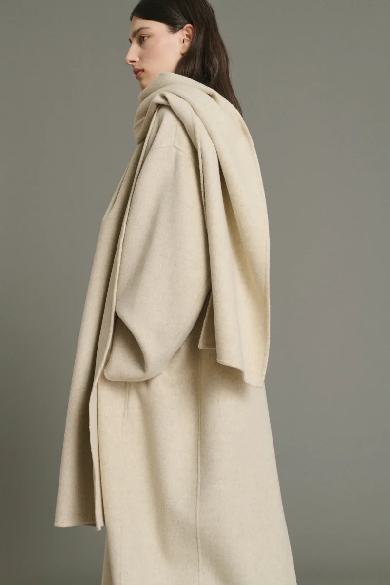 ABRIGO FINN CRUDO/GRIS - Imagen 4