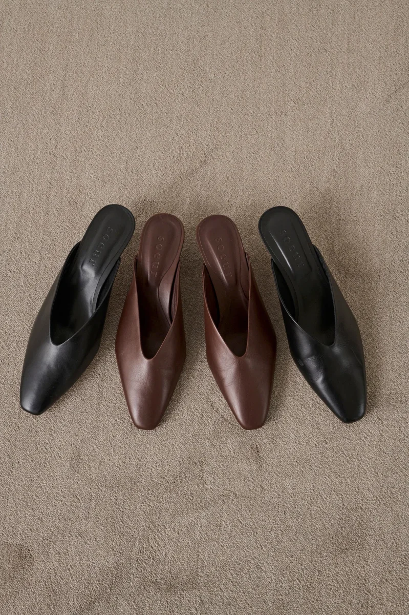 MULES AMALIE MARRÓN - Imagen 8