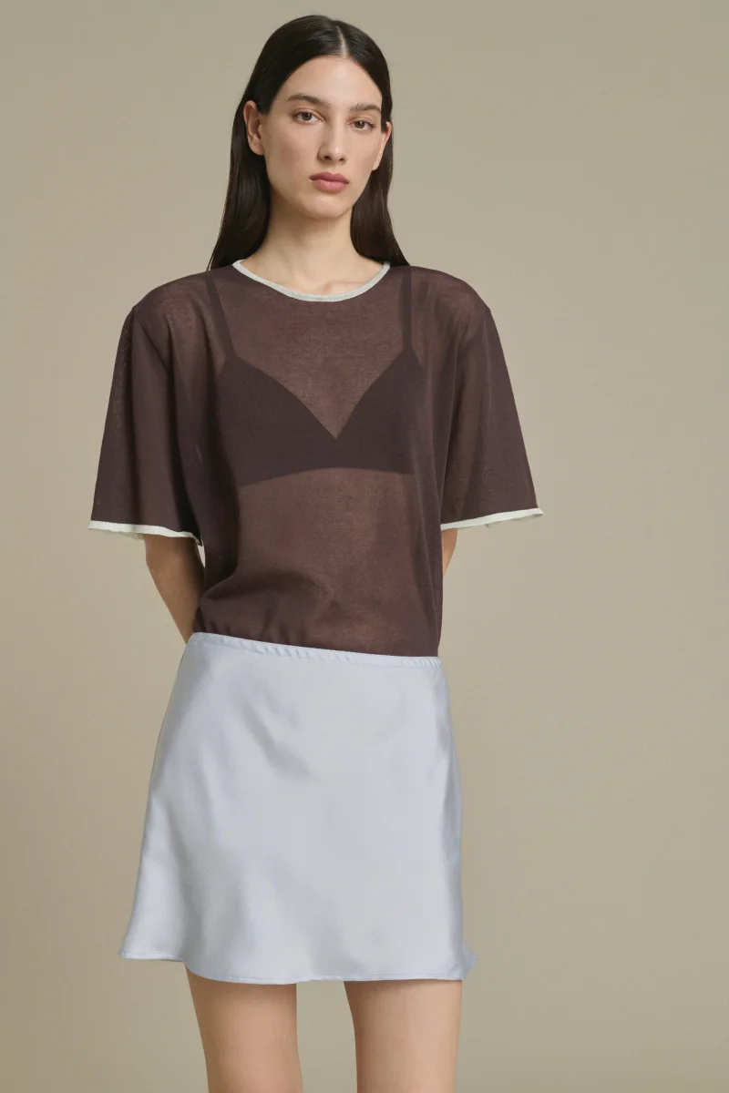 FALDA ANNA AZUL CLARO - Imagen 4