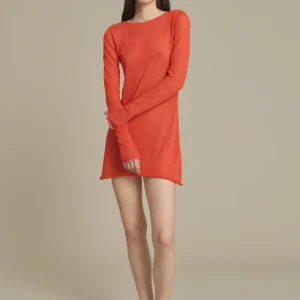 VESTIDO IRENE MINI NARANJA ANARANJADO