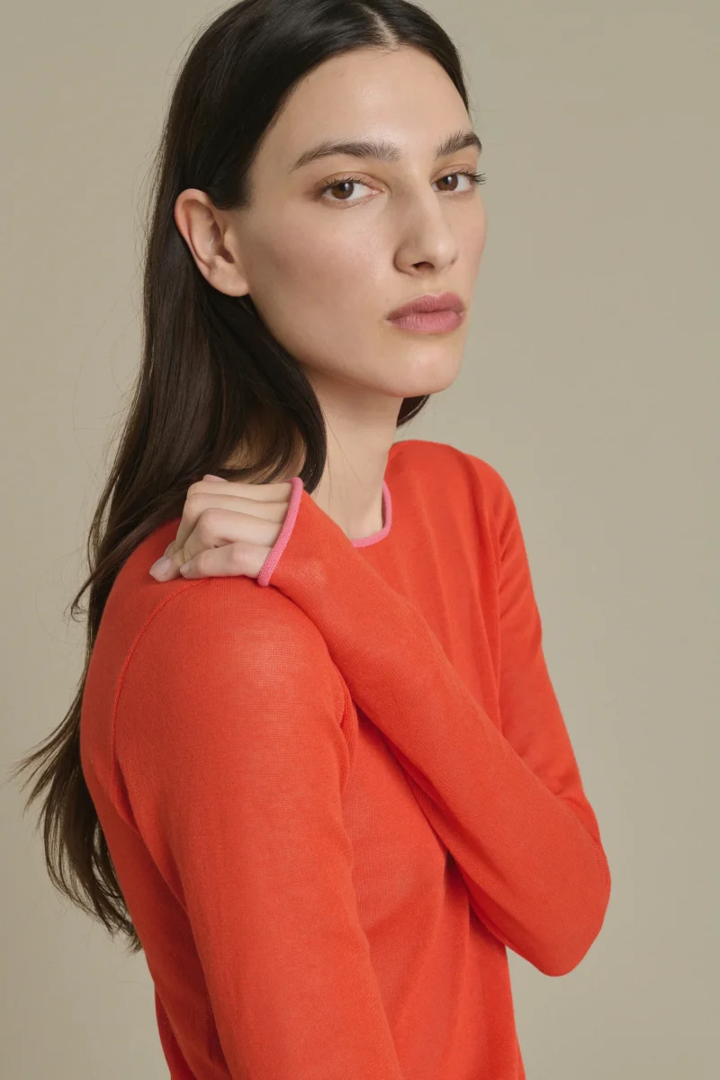 VESTIDO IRENE MINI NARANJA ANARANJADO - Imagen 5