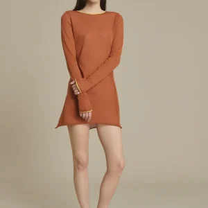 VESTIDO IRENE MINI CARAMELO