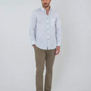 Pantalón chino microestructura