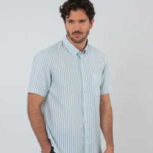 Camisa manga corta rayas