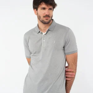 Polo jacquard con detalles