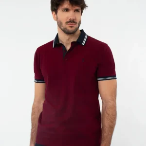 Polo jacquard detalles