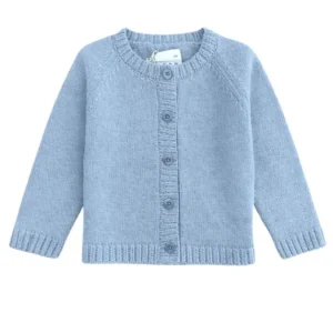Chaqueta Knit Azul subido