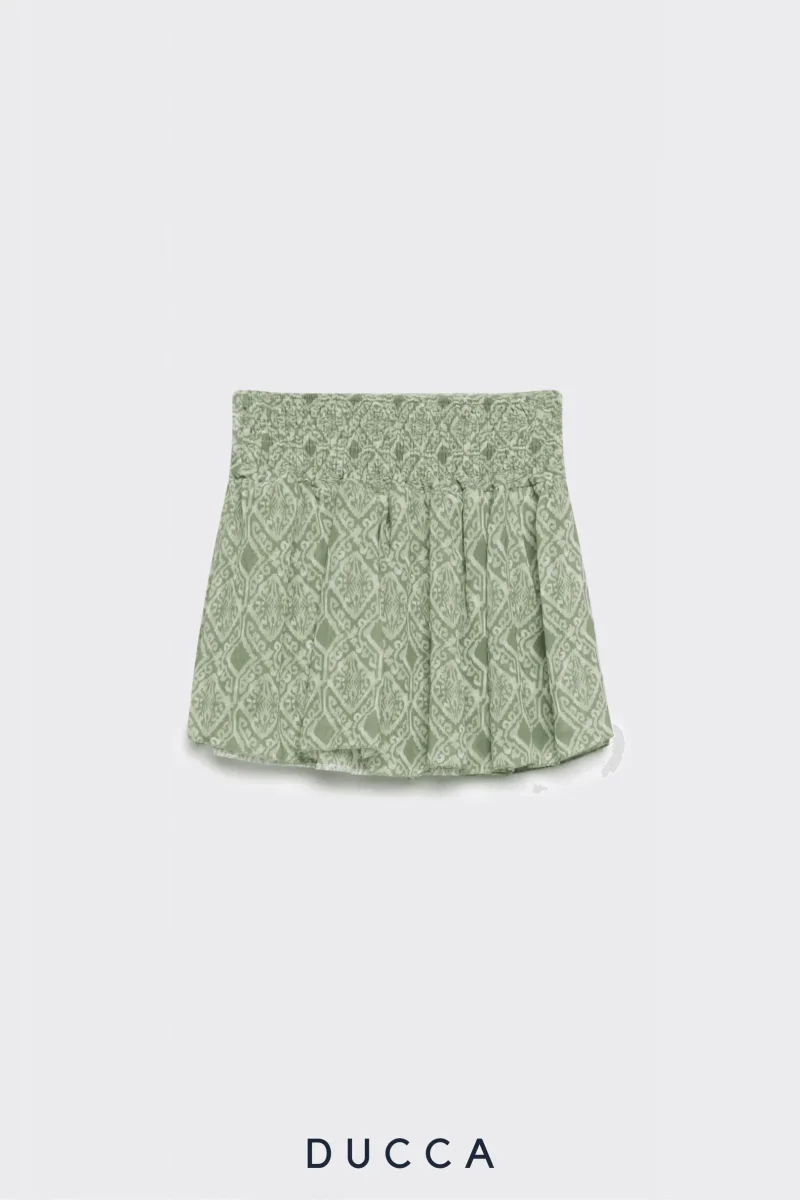 Shorts Encanto Plisado Verde - Imagen 7