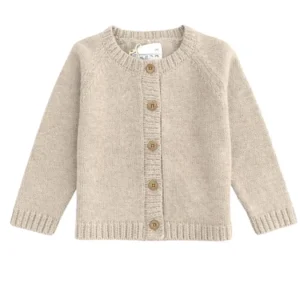 Chaqueta Knit Beige Oscuro