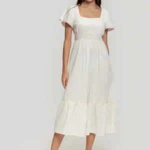 Vestido Evasé Celestia Blanco