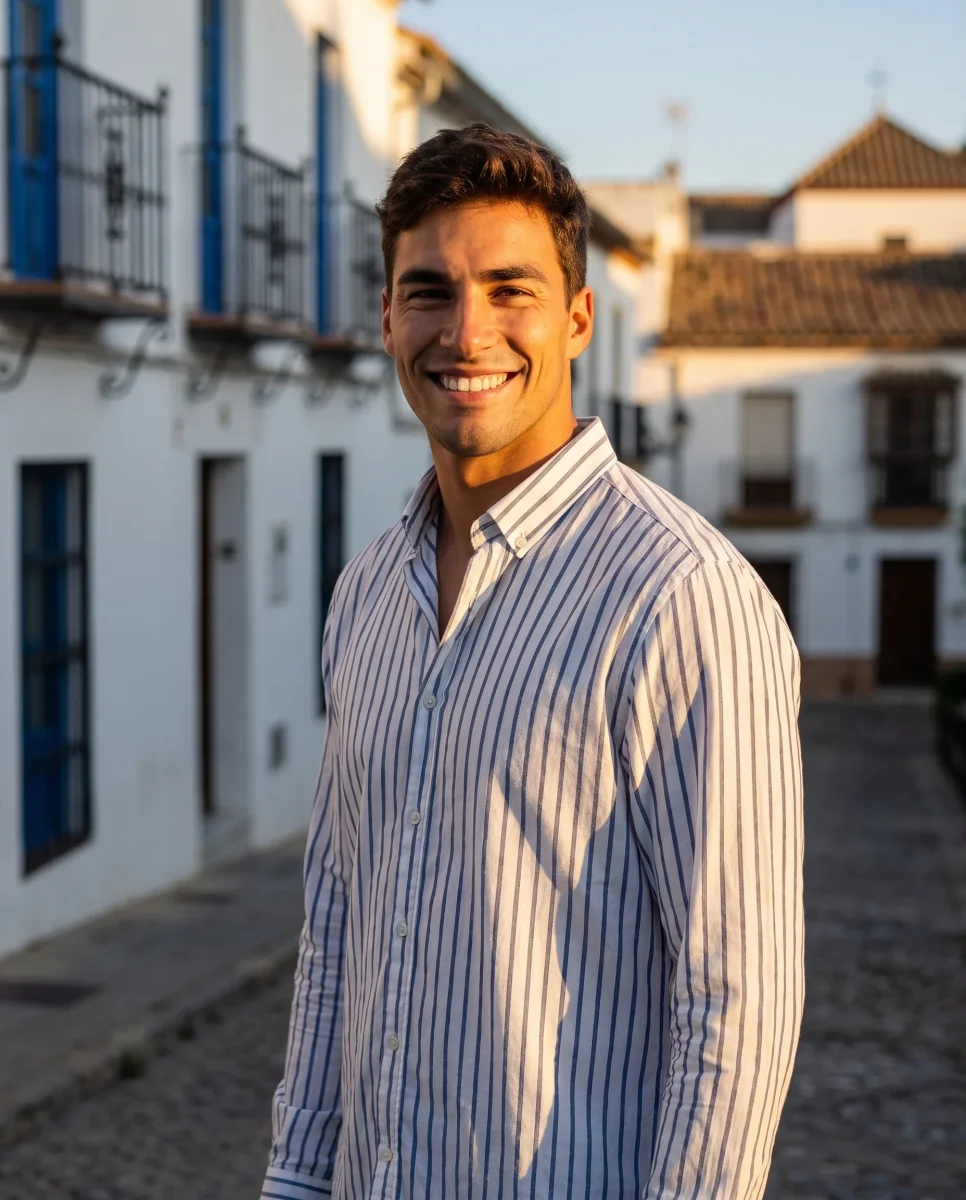Camisa Rayas Marina - Imagen 2