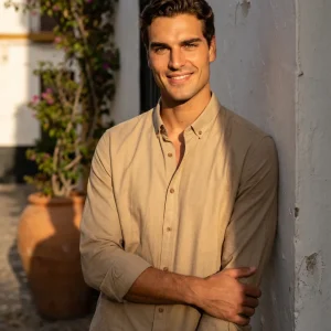Camisa Beige Caqui